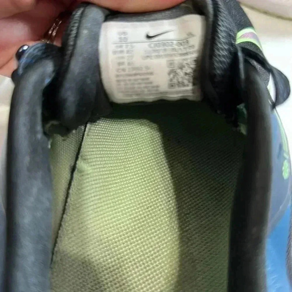 Nike Zoom Winflo Running shoes womens size 10 black/blue/green - Picture 3 of 7